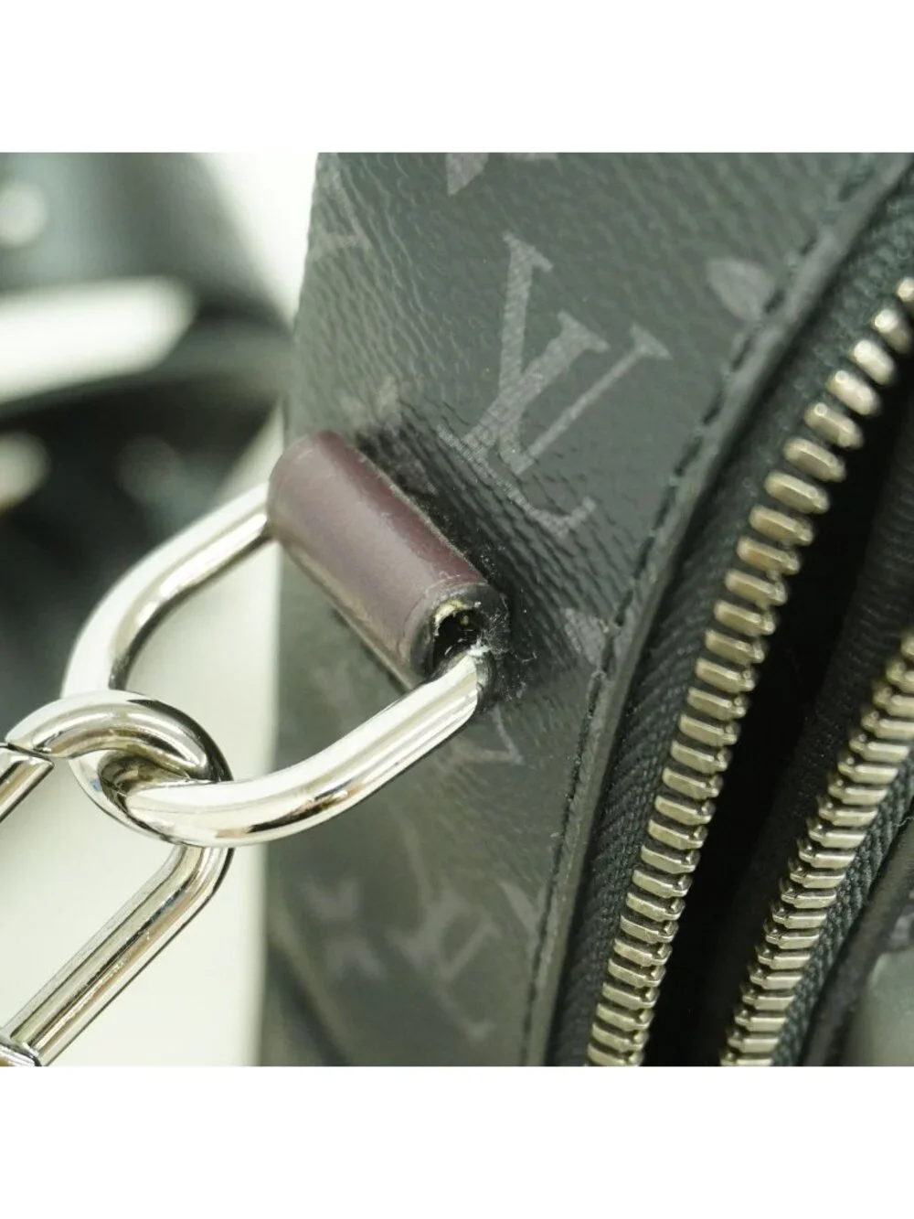 Louis Vuitton Handbag Monogram Eclipse Patchwork Messenger Multi Pocket Black